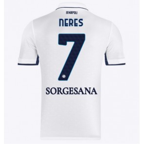 SSC Napoli David Neres #7 Venkovní Dres 2024-25 Krátký Rukáv